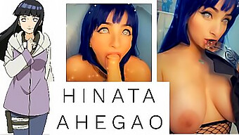 Hinata'Nın Büyük Göğüslü Cosplayer Ile Oral Seks Sırasında Yüz Ifadeleri