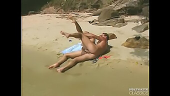 Laura Palmer'S Retro Beach Bum Bacchanal With Face Fuck And Cumshot