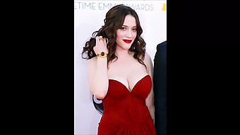 Büyük Göğüsler Ve Boşalmalarla Kat Dennings'In El Işi Meydan Okuması